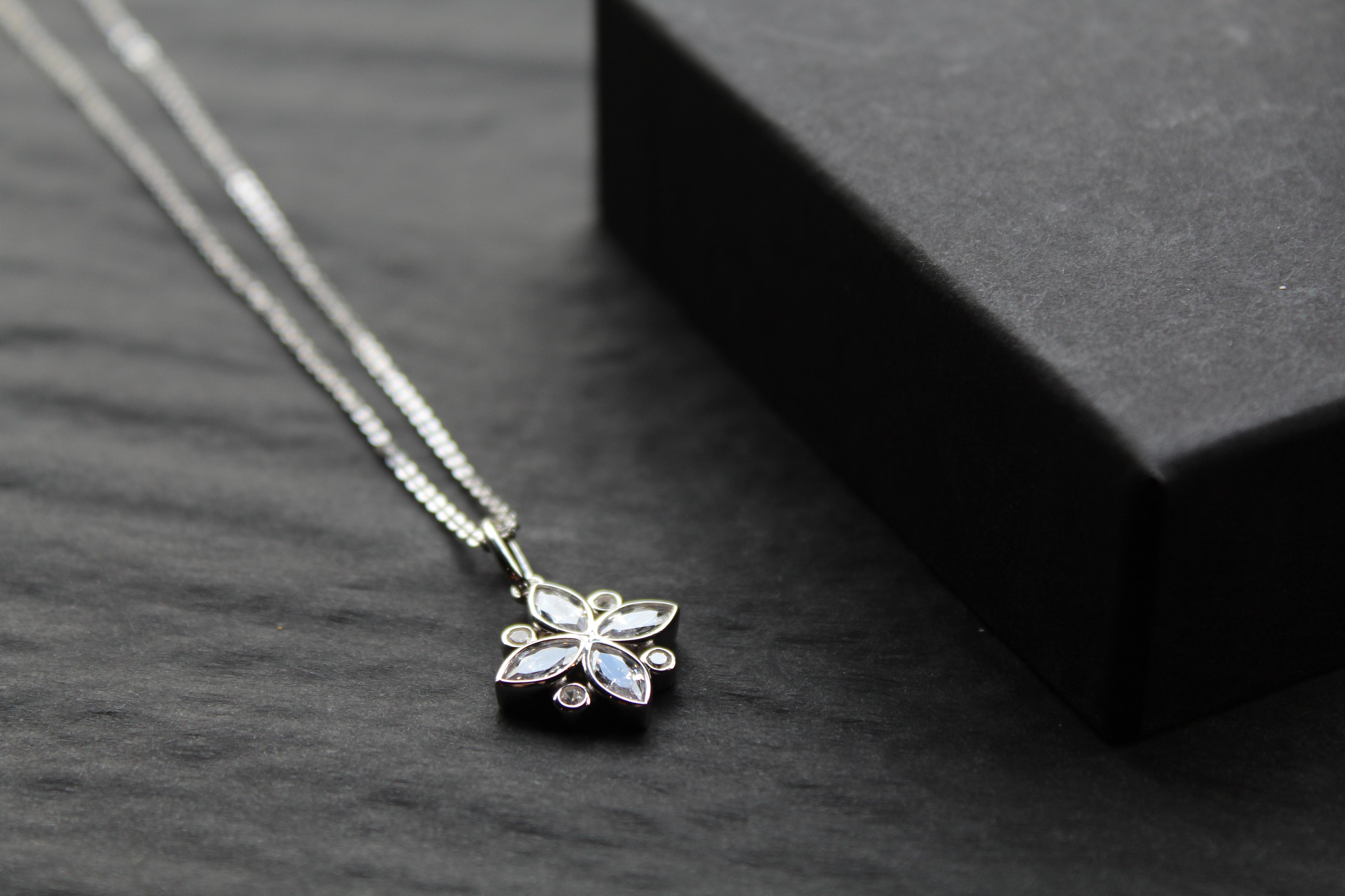 Silver CZ Shine Bright Necklace