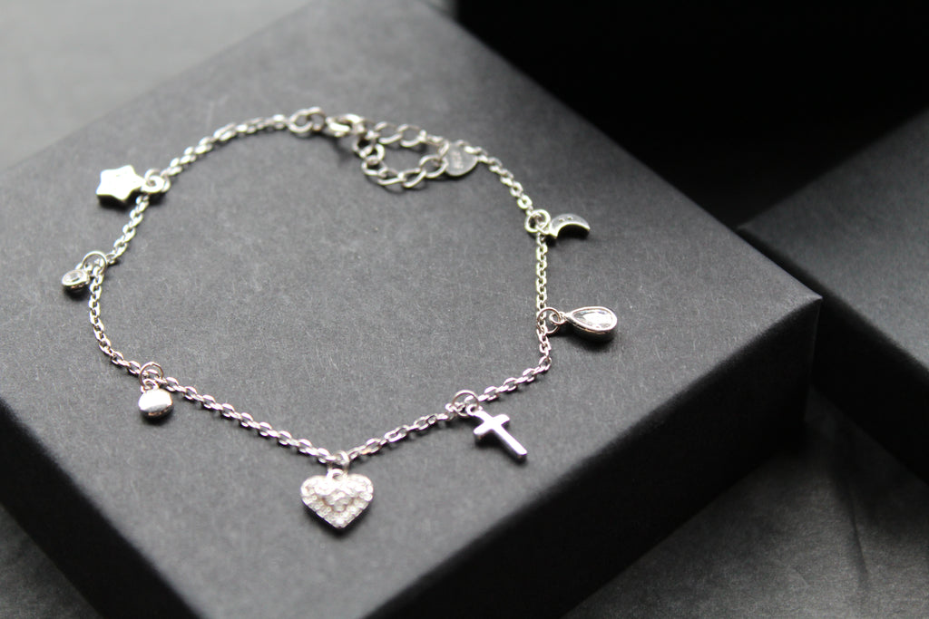 Silver Charm Bracelet