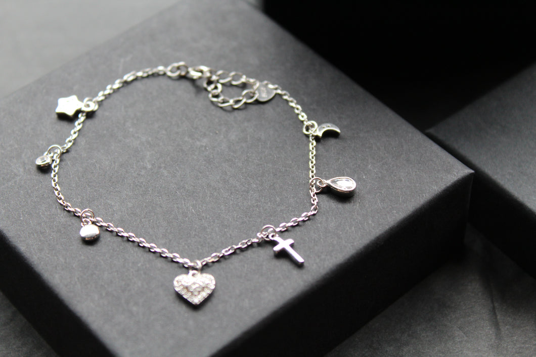 Silver Charm Bracelet