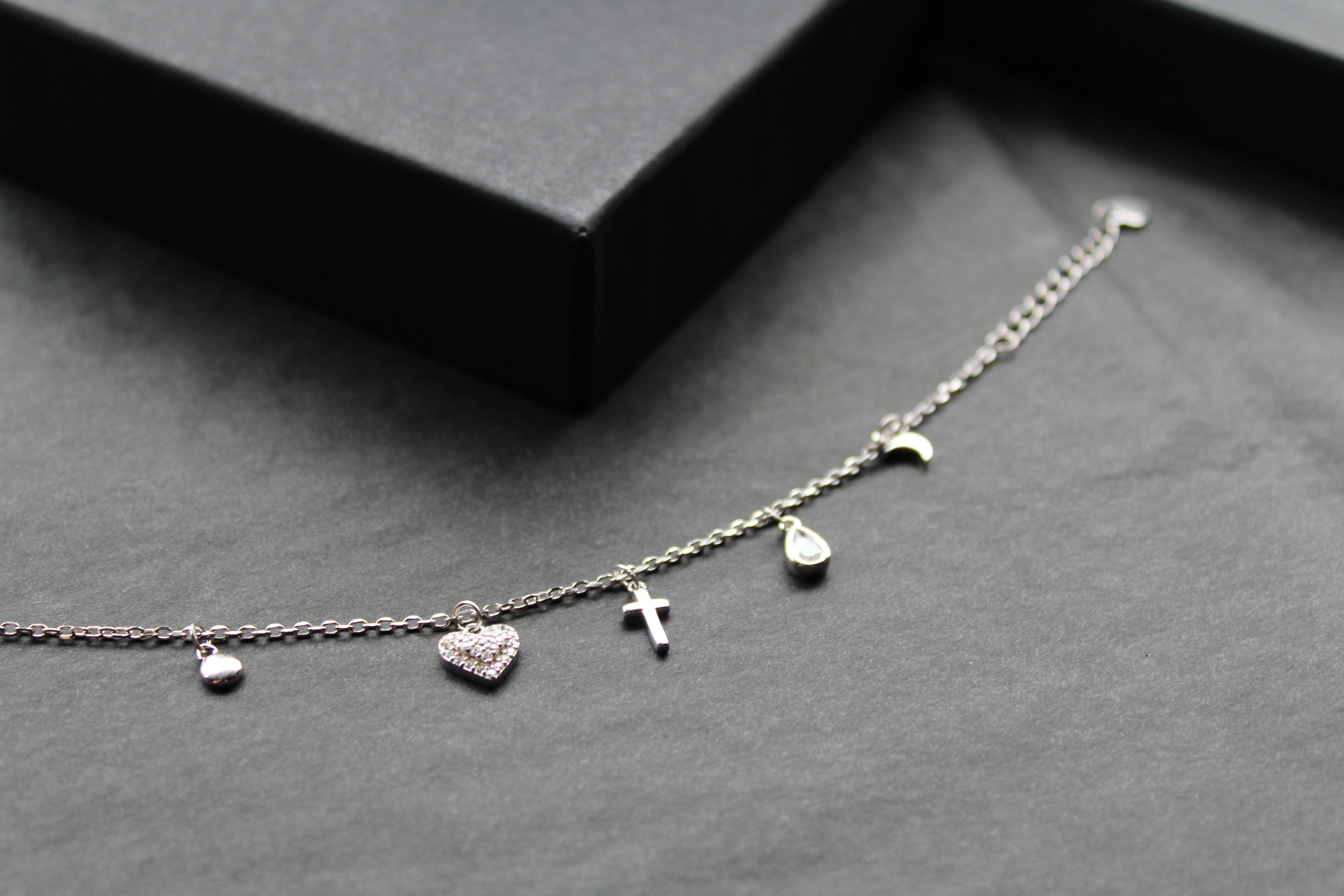 Silver Charm Bracelet