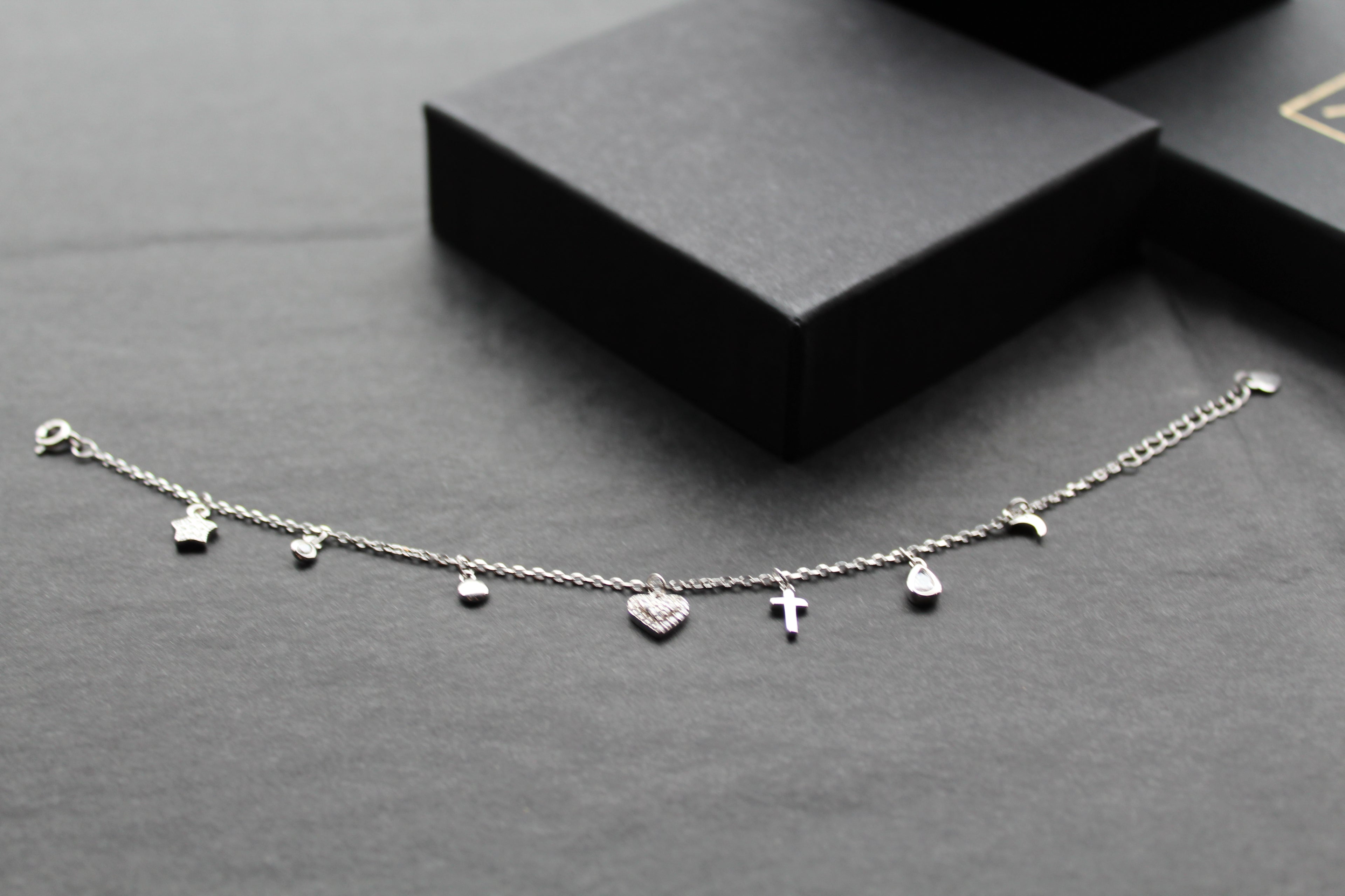 Silver Charm Bracelet