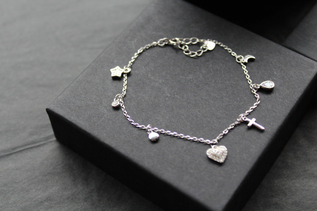Silver Charm Bracelet