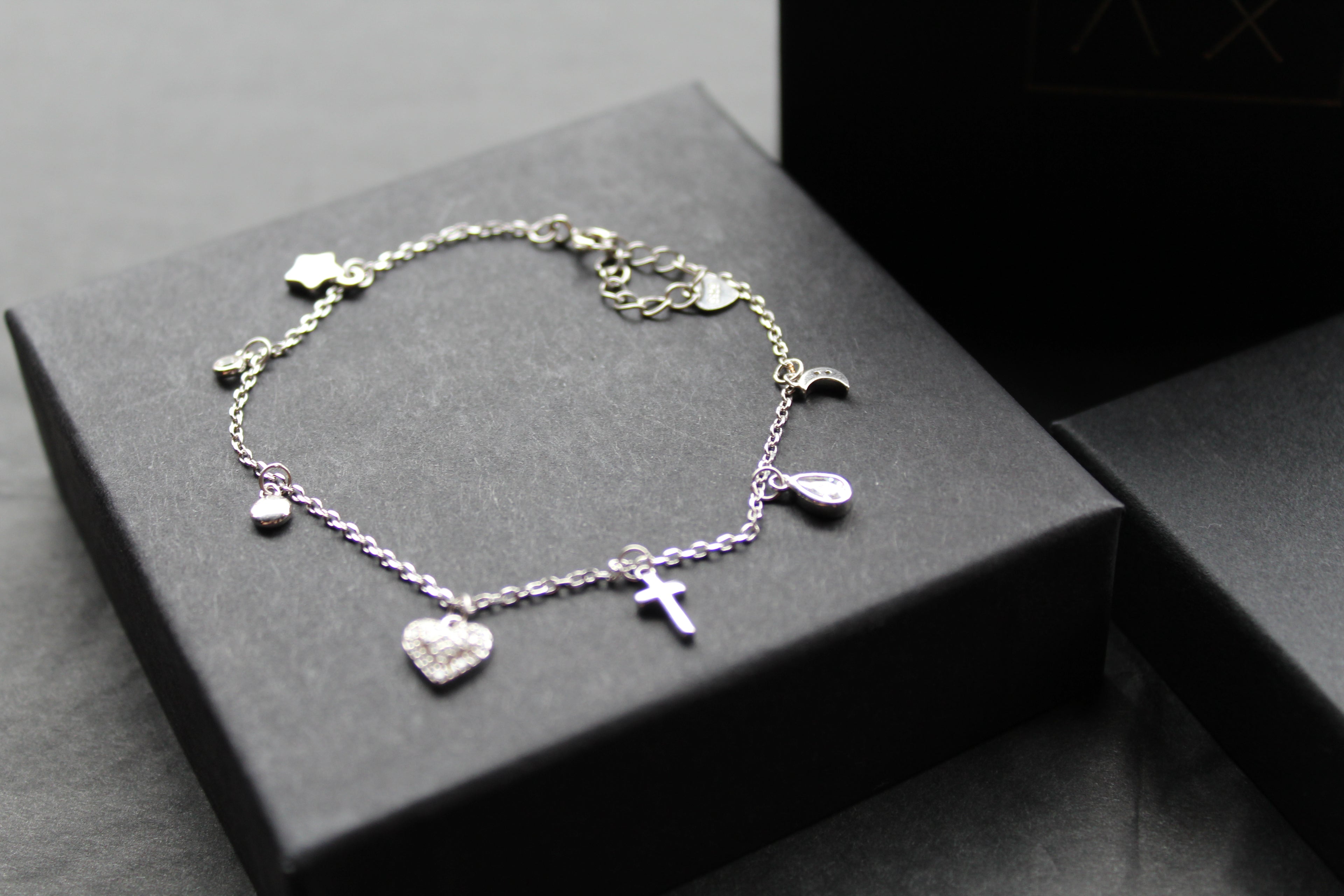Silver Charm Bracelet
