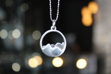 Load image into Gallery viewer, Silver Mountain Range Necklace
