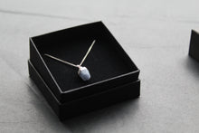 Load image into Gallery viewer, Silver Plated Sapphire Rough Gemstone Necklace
