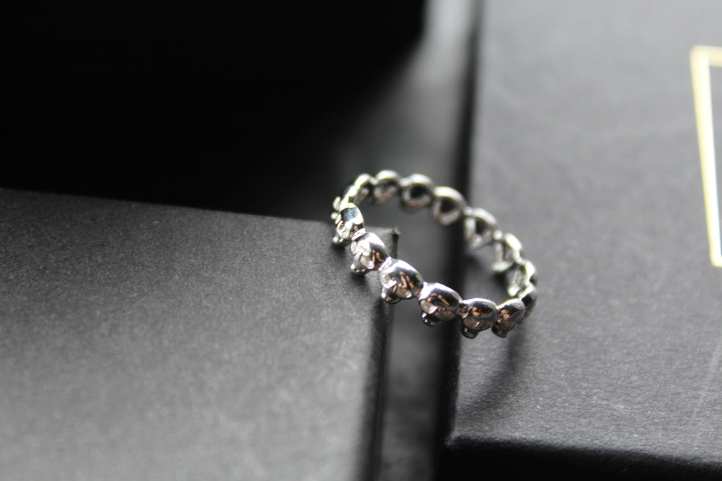 Silver Skull Ring