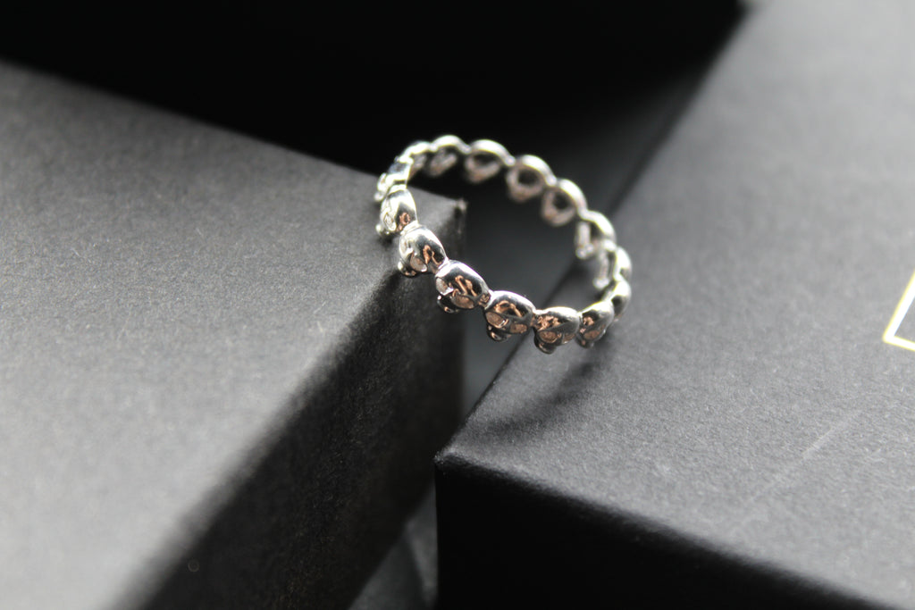 Silver Skull Ring