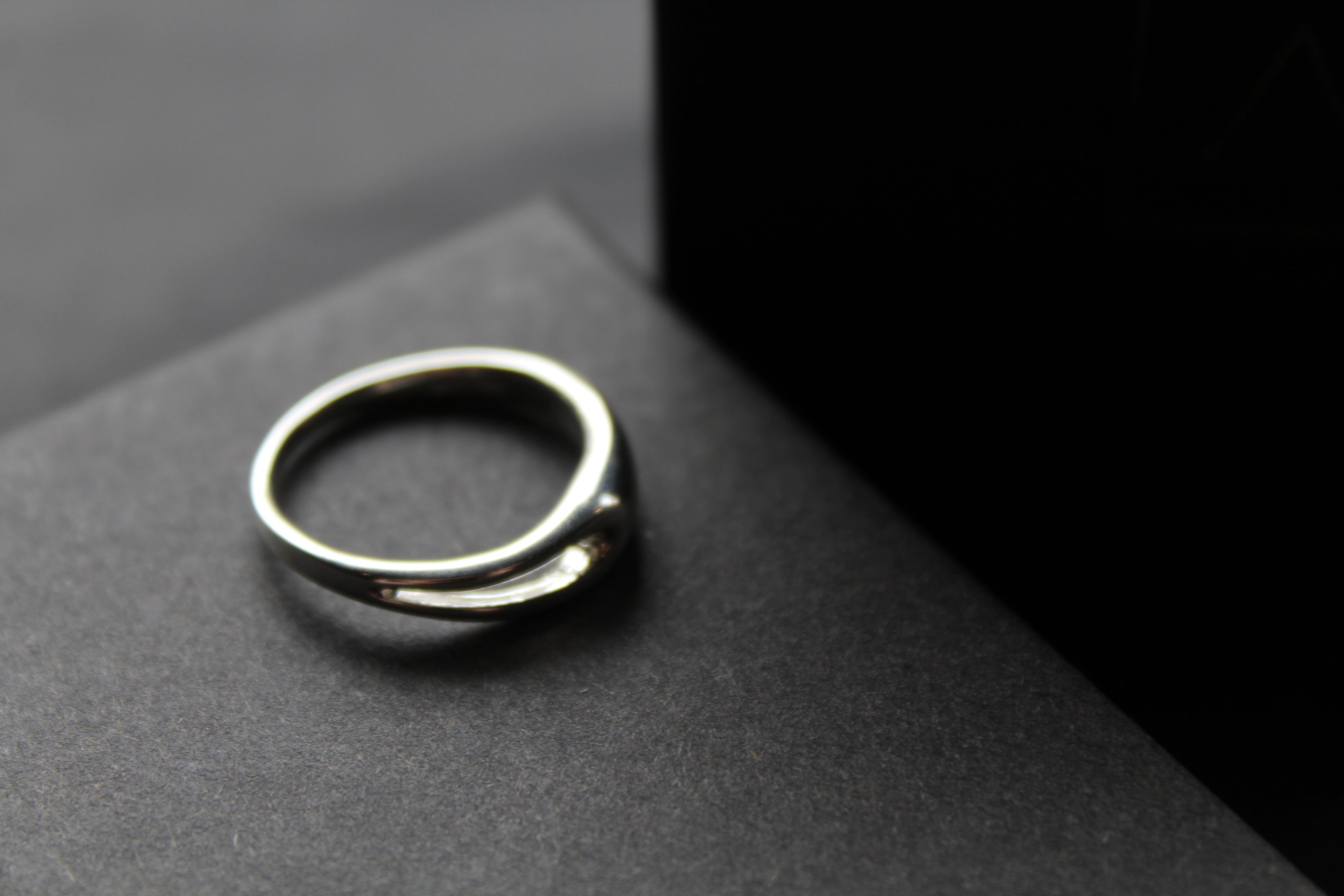 Silver Slit Ring