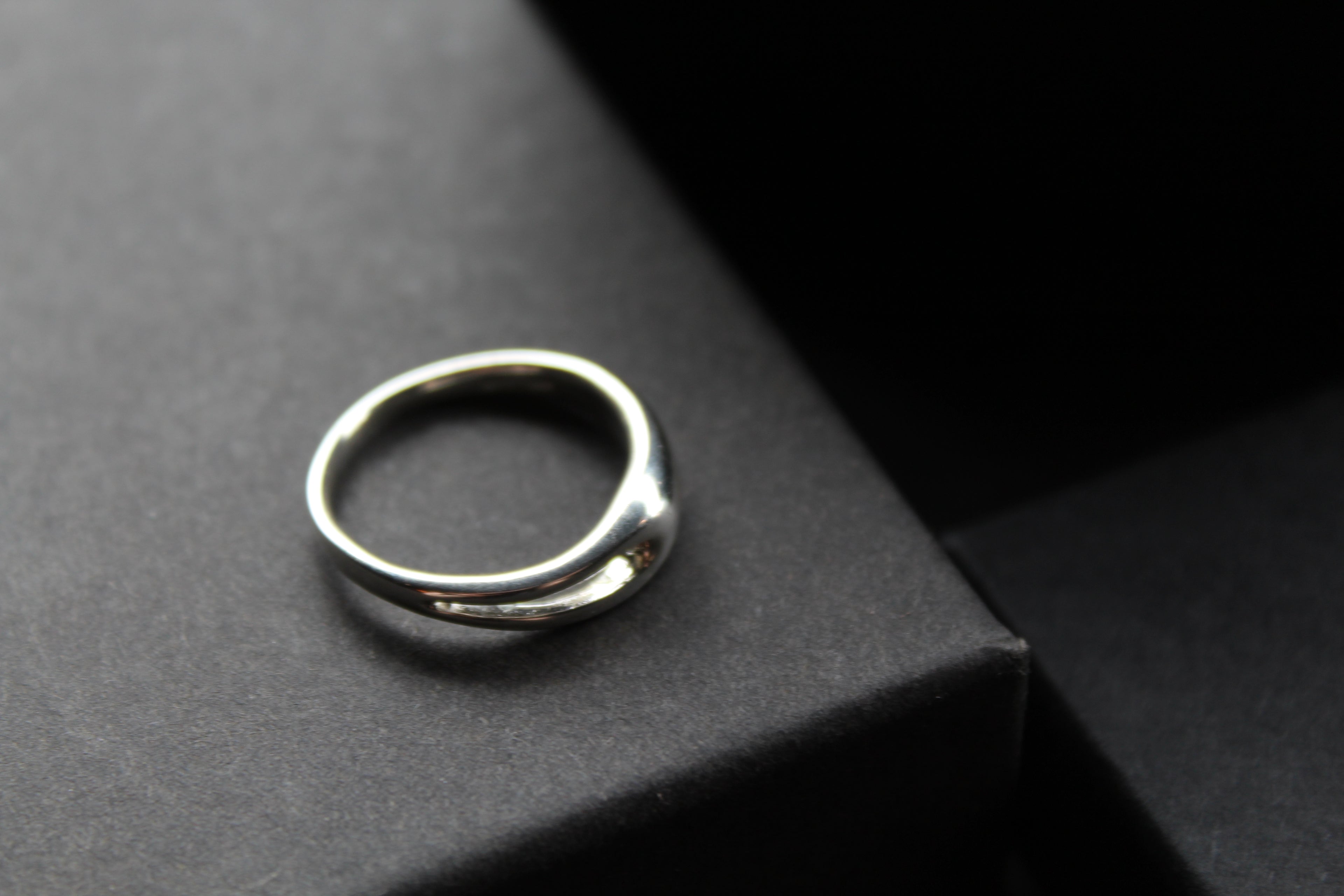 Silver Slit Ring