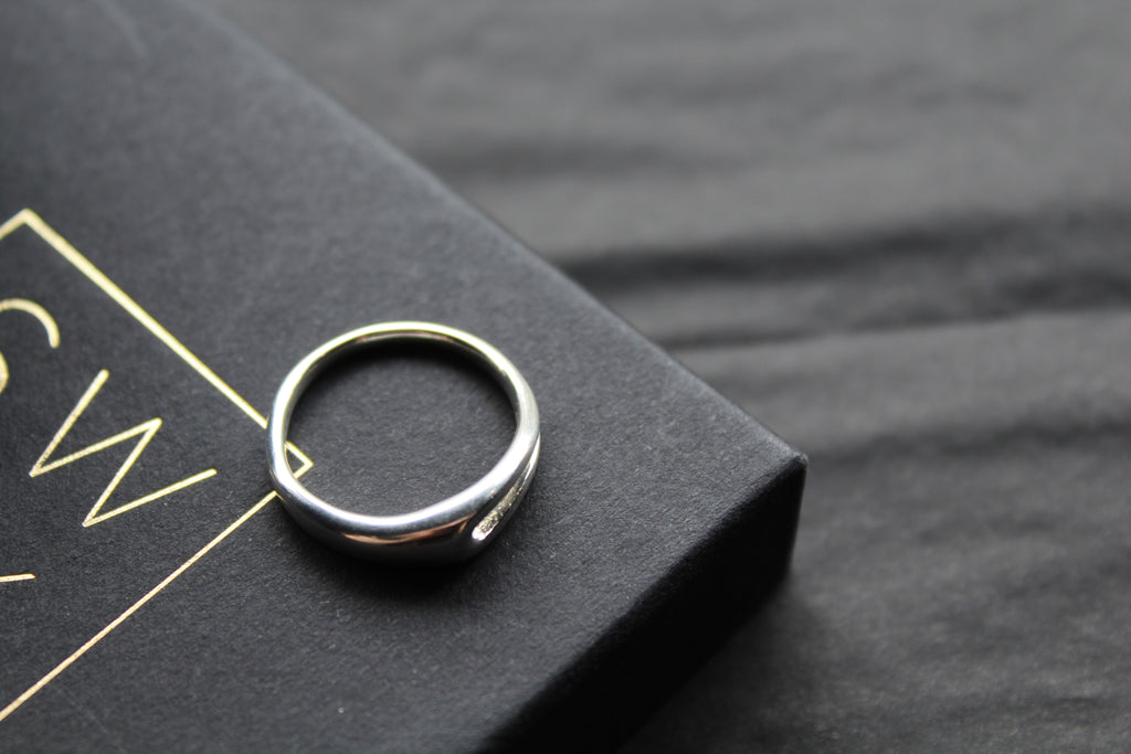 Silver Slit Ring