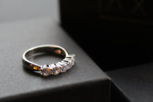 Load image into Gallery viewer, Silver &amp; Cubic Zirconia &#39;Here to Eternity&#39; Ring
