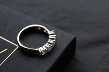 Load image into Gallery viewer, Silver &amp; Cubic Zirconia &#39;Here to Eternity&#39; Ring
