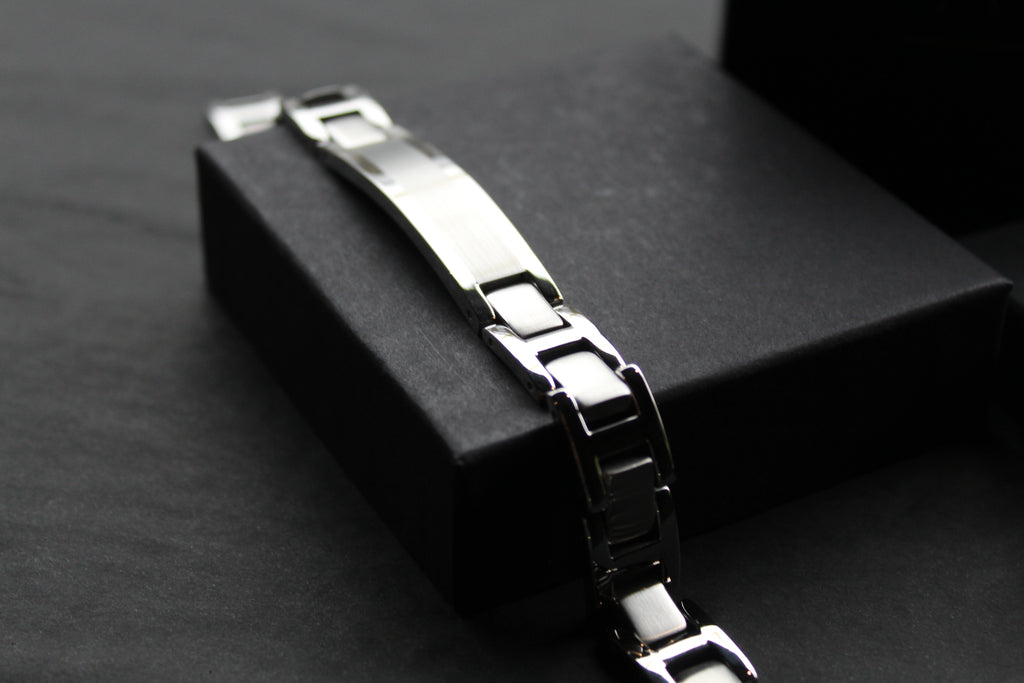 Stainless Steel 12mm Chain Link Bracelet