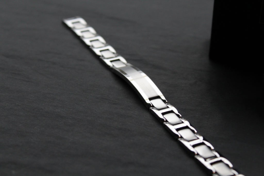 Stainless Steel 12mm Chain Link Bracelet