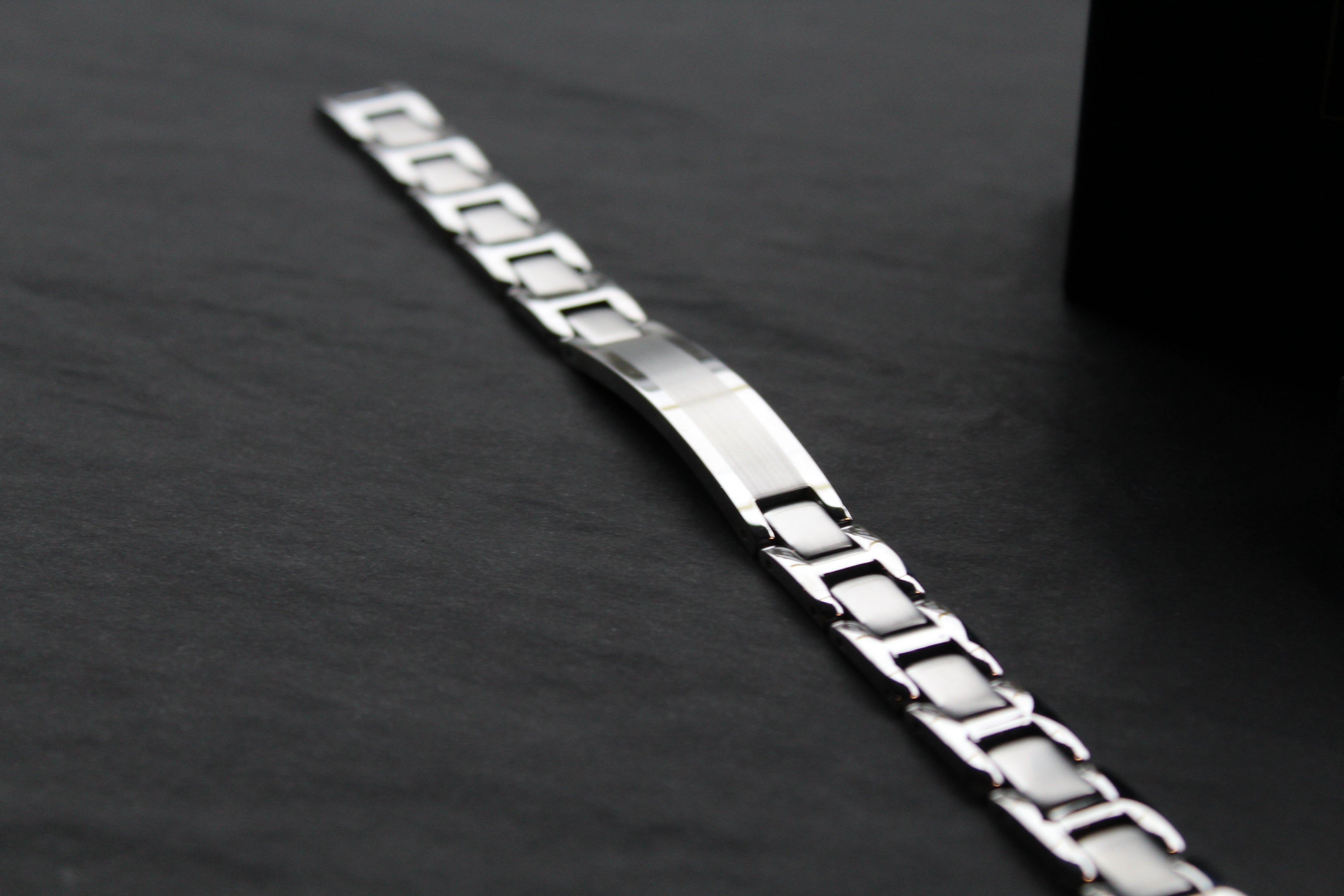 Stainless Steel 12mm Chain Link Bracelet
