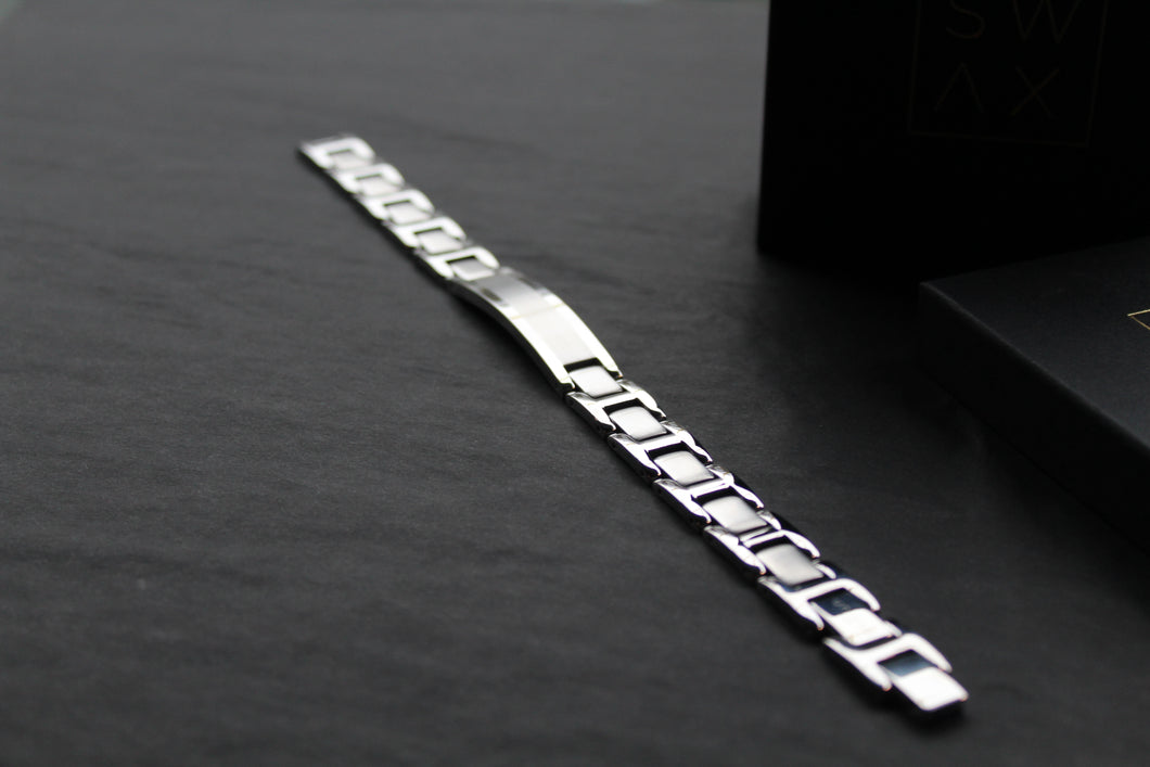 Stainless Steel 12mm Chain Link Bracelet