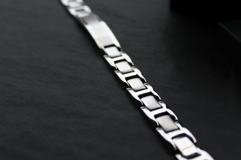 Stainless Steel 12mm Chain Link Bracelet