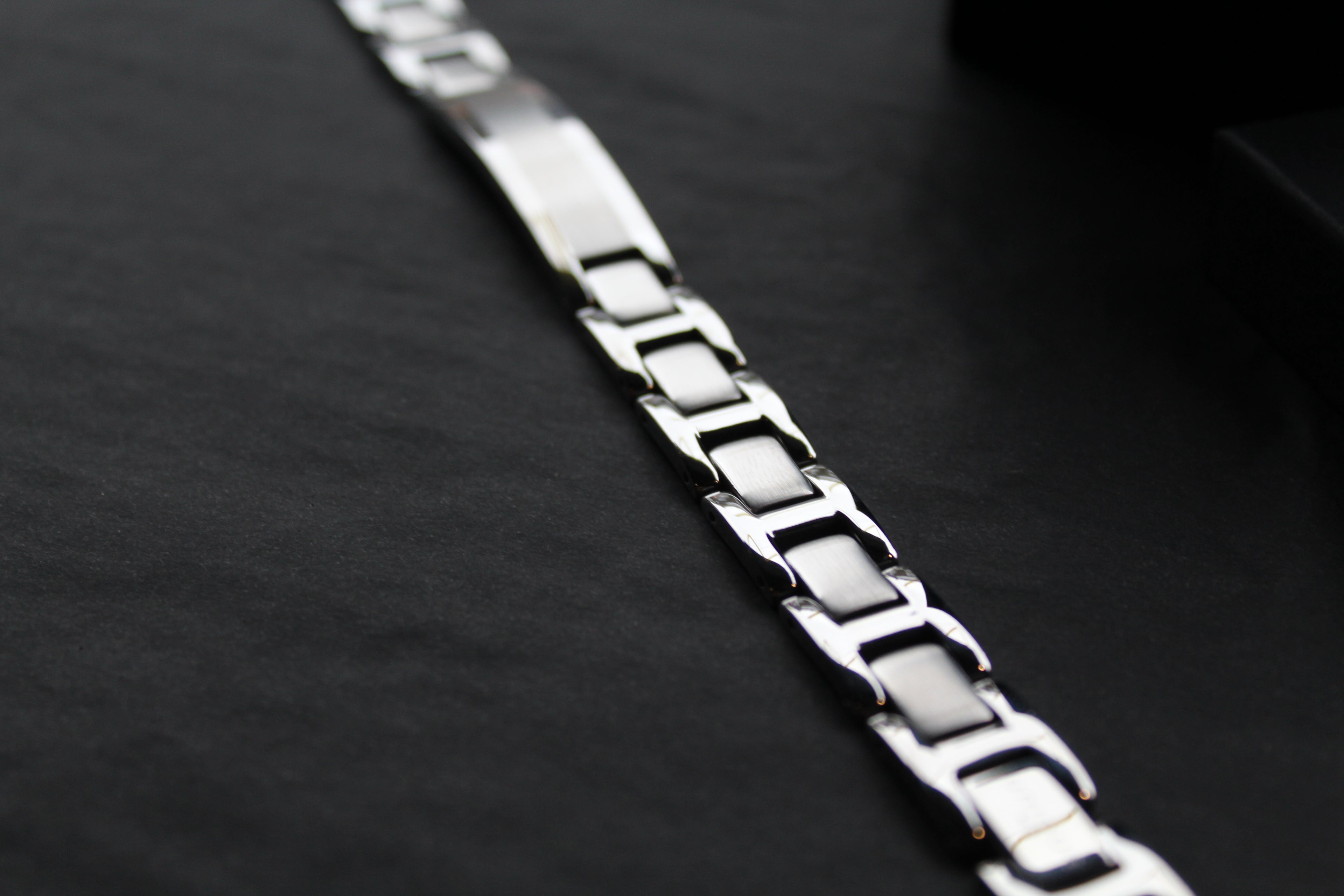 Stainless Steel 12mm Chain Link Bracelet