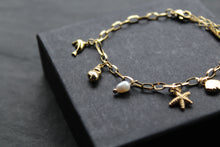 Load image into Gallery viewer, Stainless Steel Beach Inspired Chain Bracelet
