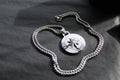 Stainless Steel Compass Necklace