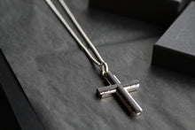 Load image into Gallery viewer, Stainless Steel Cross with Carbon Fibre Center
