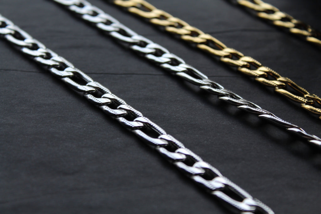 Stainless Steel Etched Curb Chain
