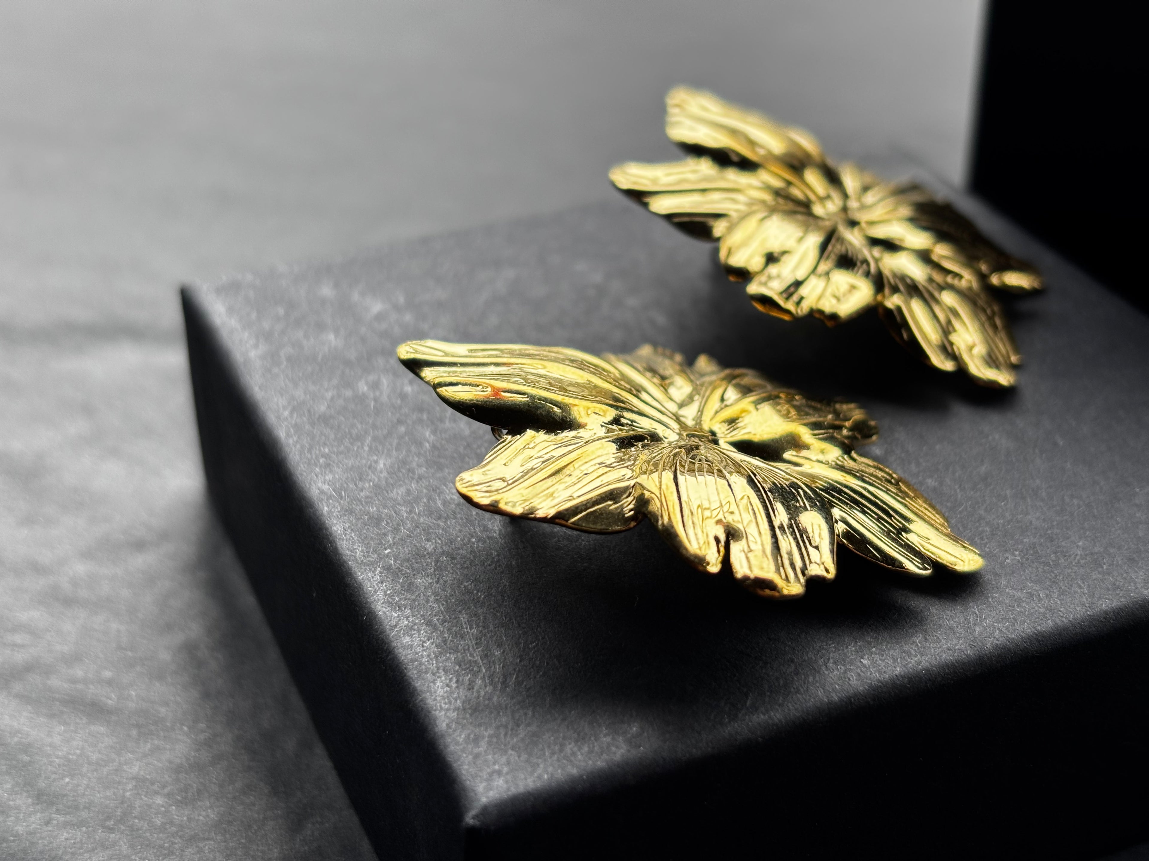 Stainless Steel Flower Earrings