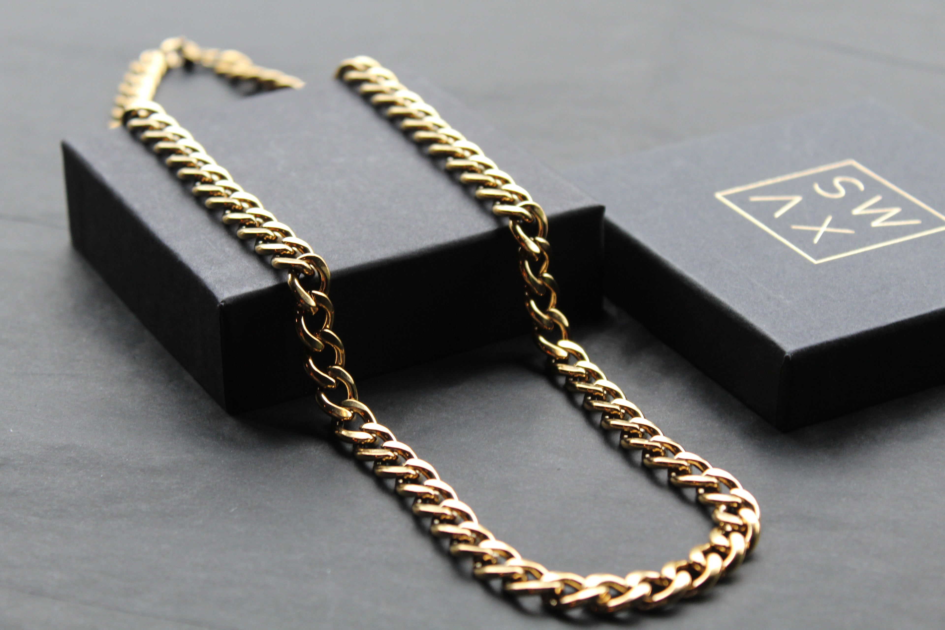 Stainless Steel Gold Chain