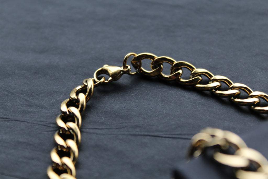 Stainless Steel Gold Chain