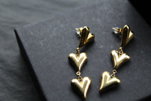 Load image into Gallery viewer, Stainless Steel Heart Drop Earrings
