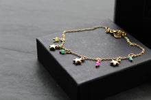 Load image into Gallery viewer, Stainless Steel Multicolored Ankle Chain
