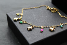 Load image into Gallery viewer, Stainless Steel Multicolored Ankle Chain
