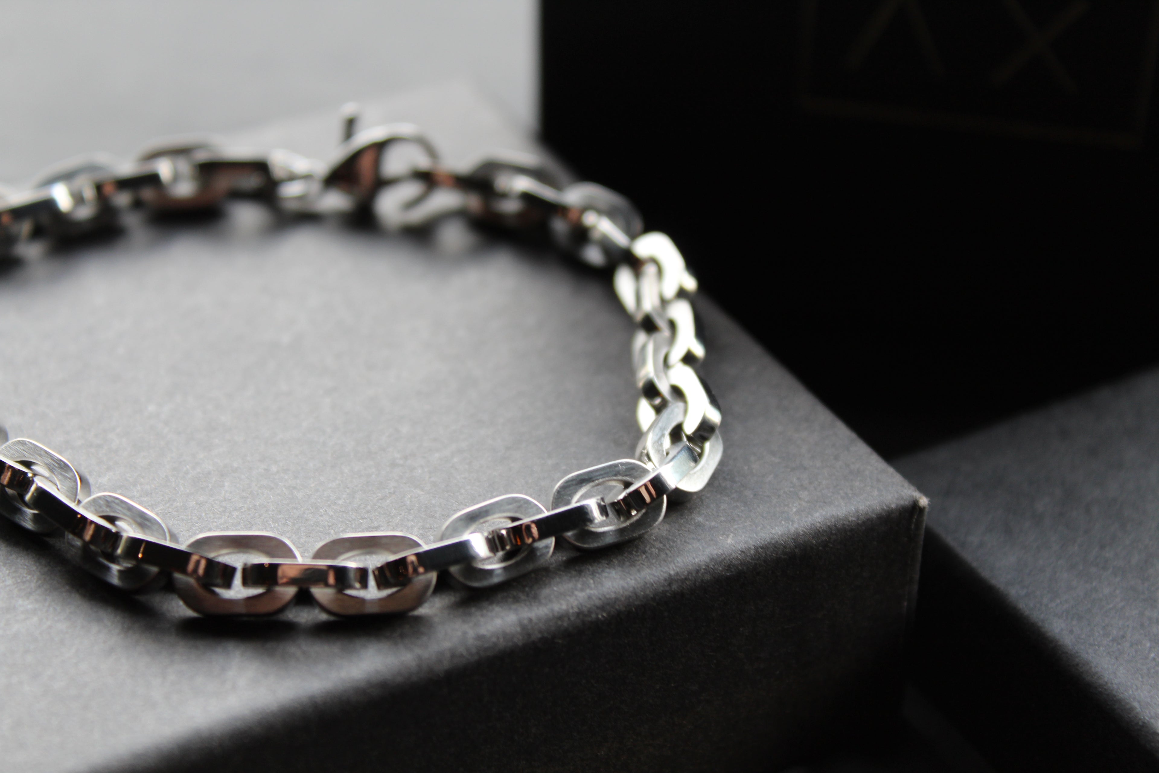 Stainless Steel Open Link Chain Bracelet