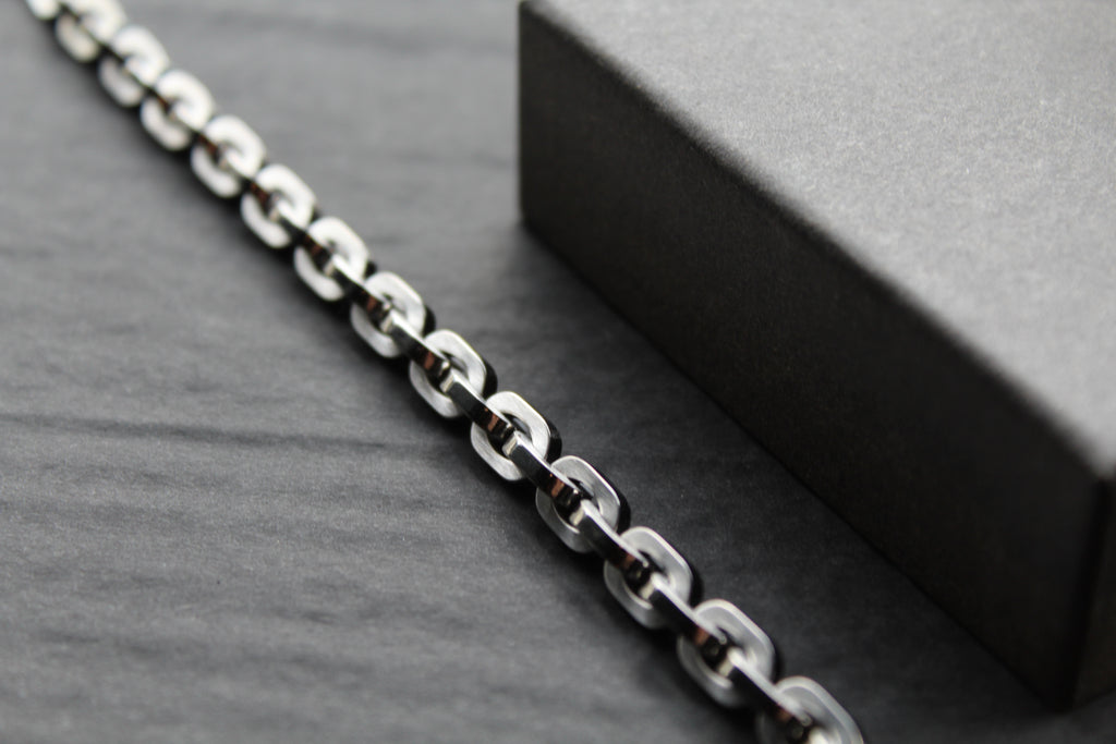 Stainless Steel Open Link Chain Bracelet