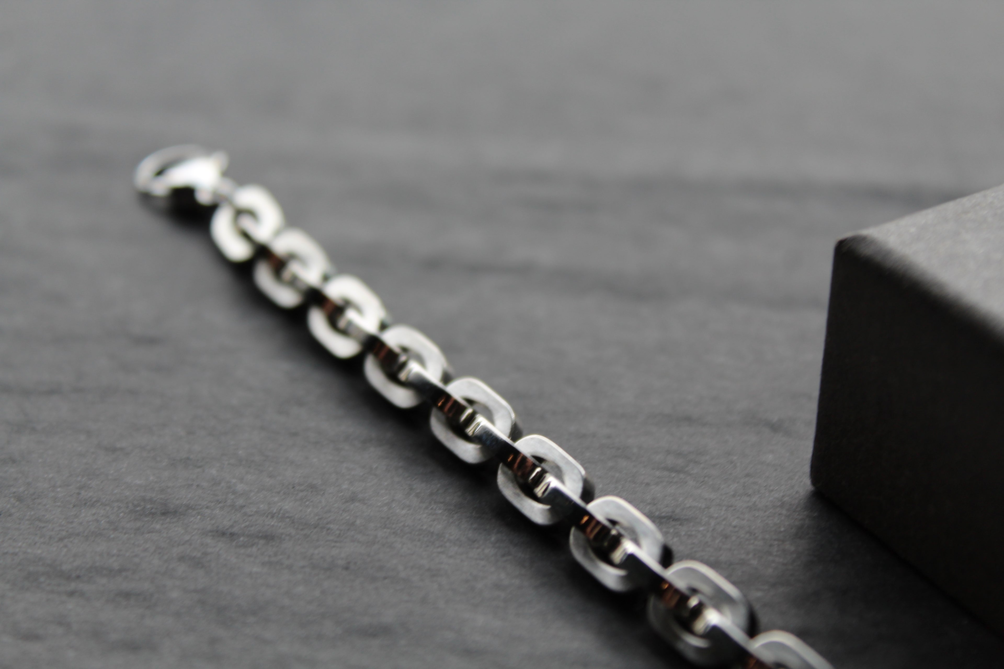 Stainless Steel Open Link Chain Bracelet