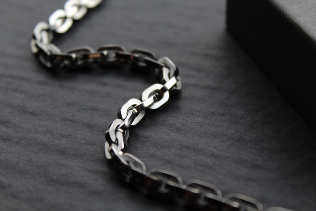 Stainless Steel Open Link Chain Bracelet