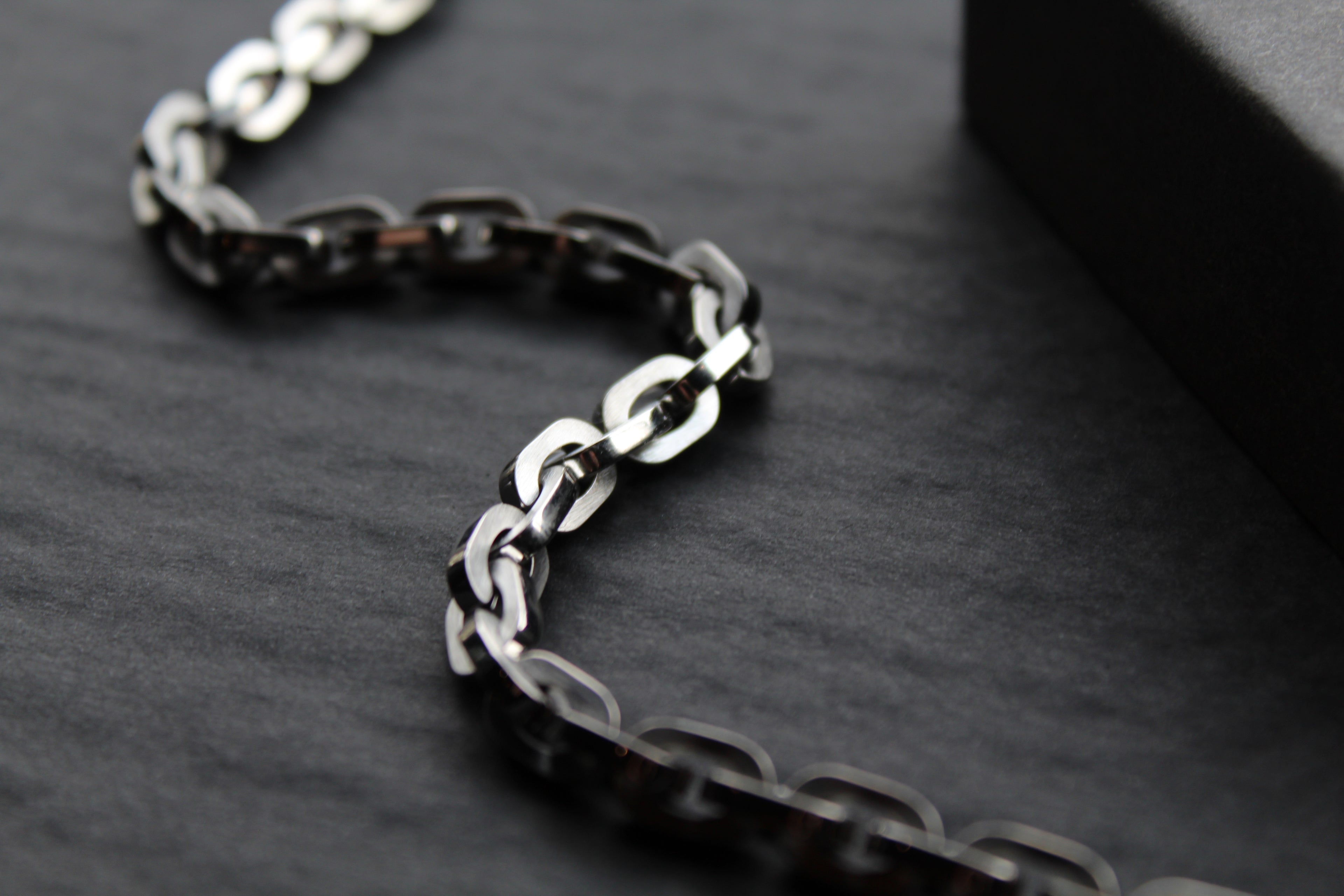 Stainless Steel Open Link Chain Bracelet