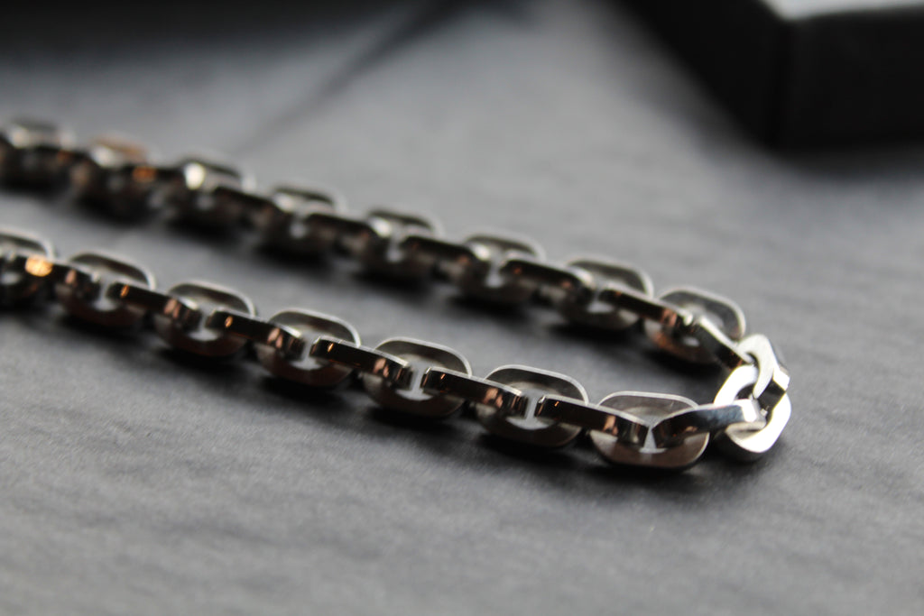 Stainless Steel Open Link Chain Necklace
