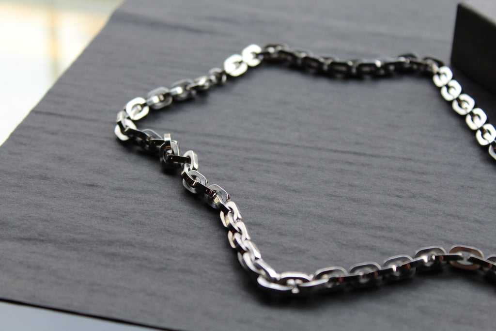 Stainless Steel Open Link Chain Necklace