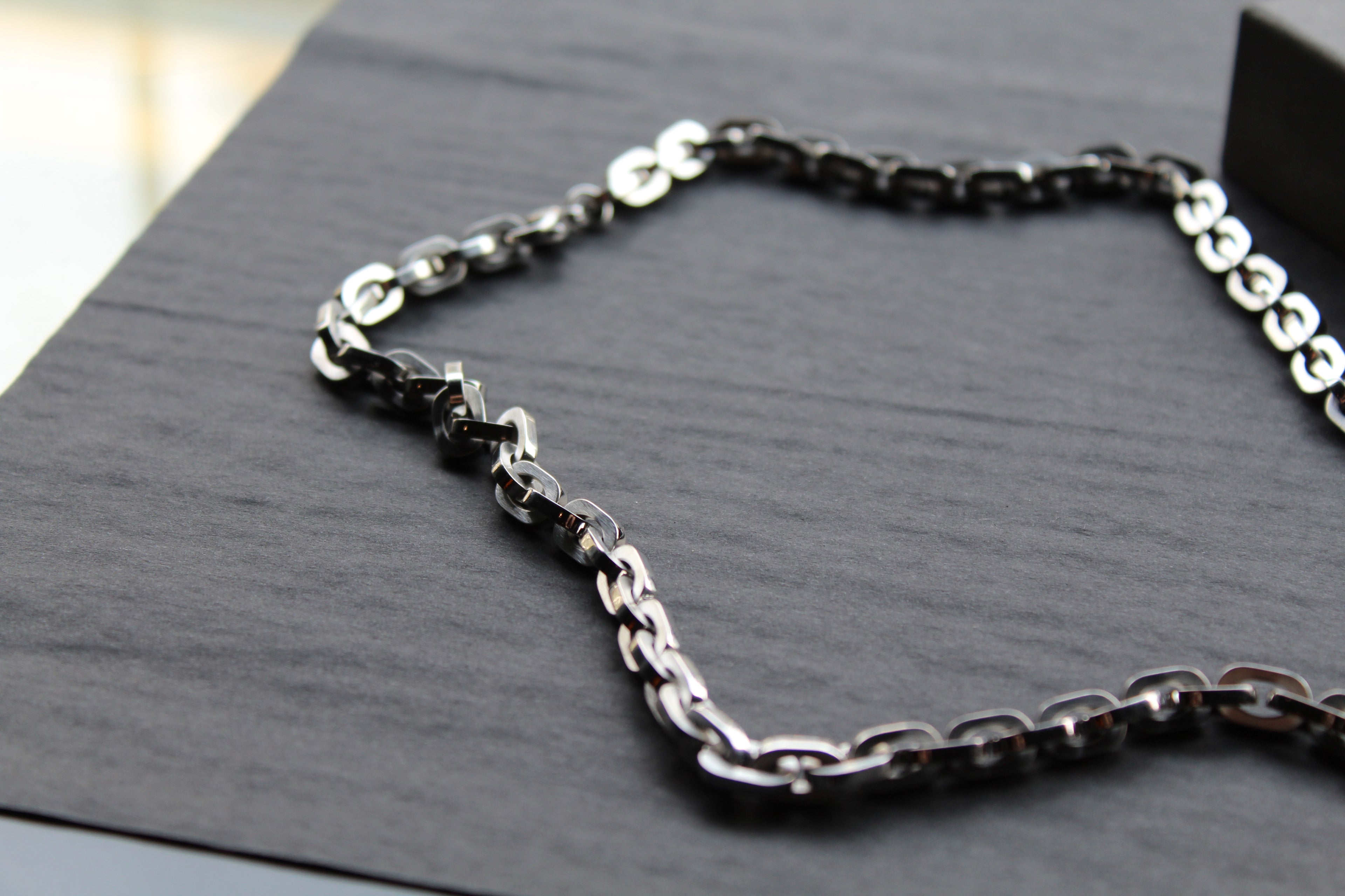 Stainless Steel Open Link Chain Necklace