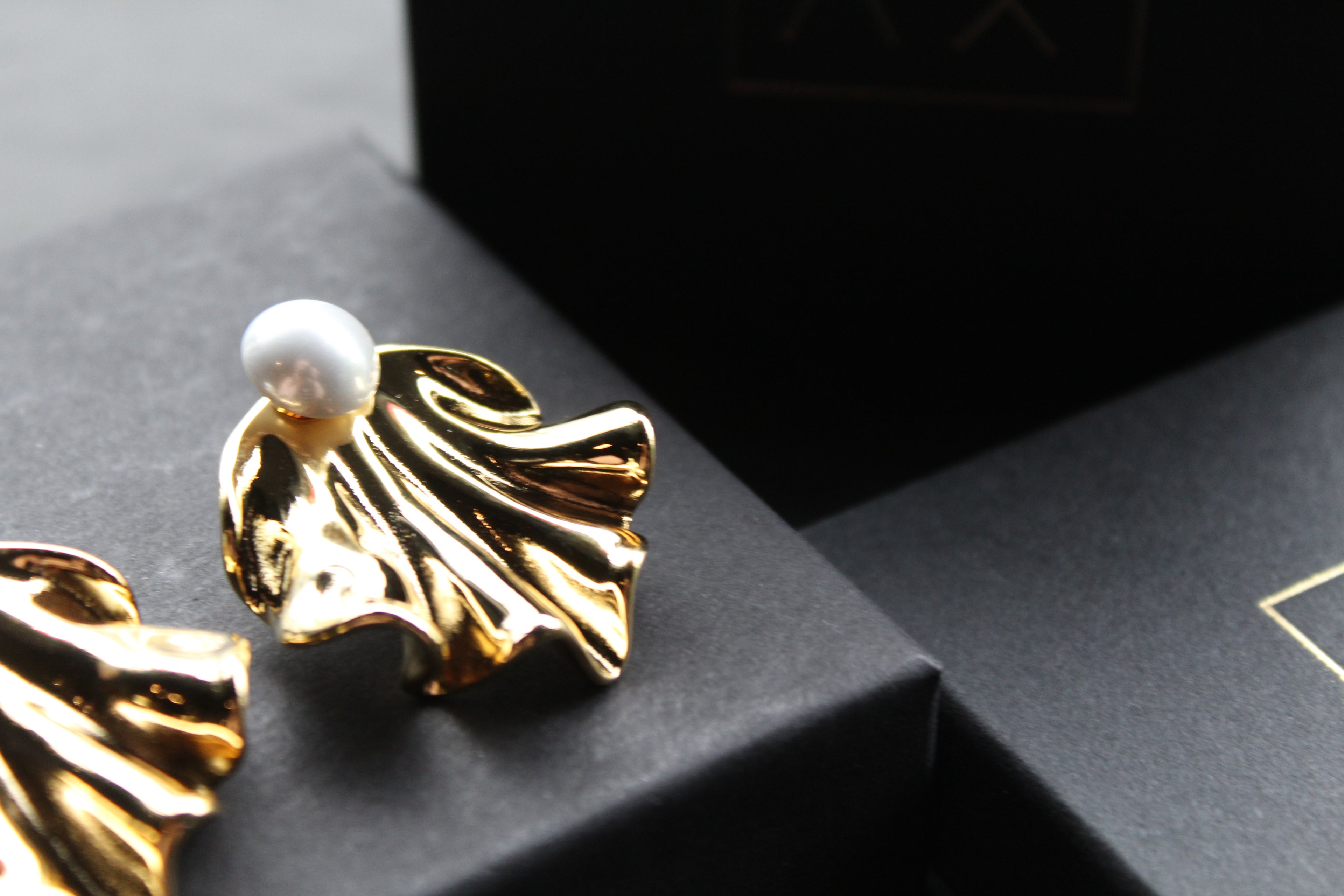 Stainless Steel Pearl Earrings