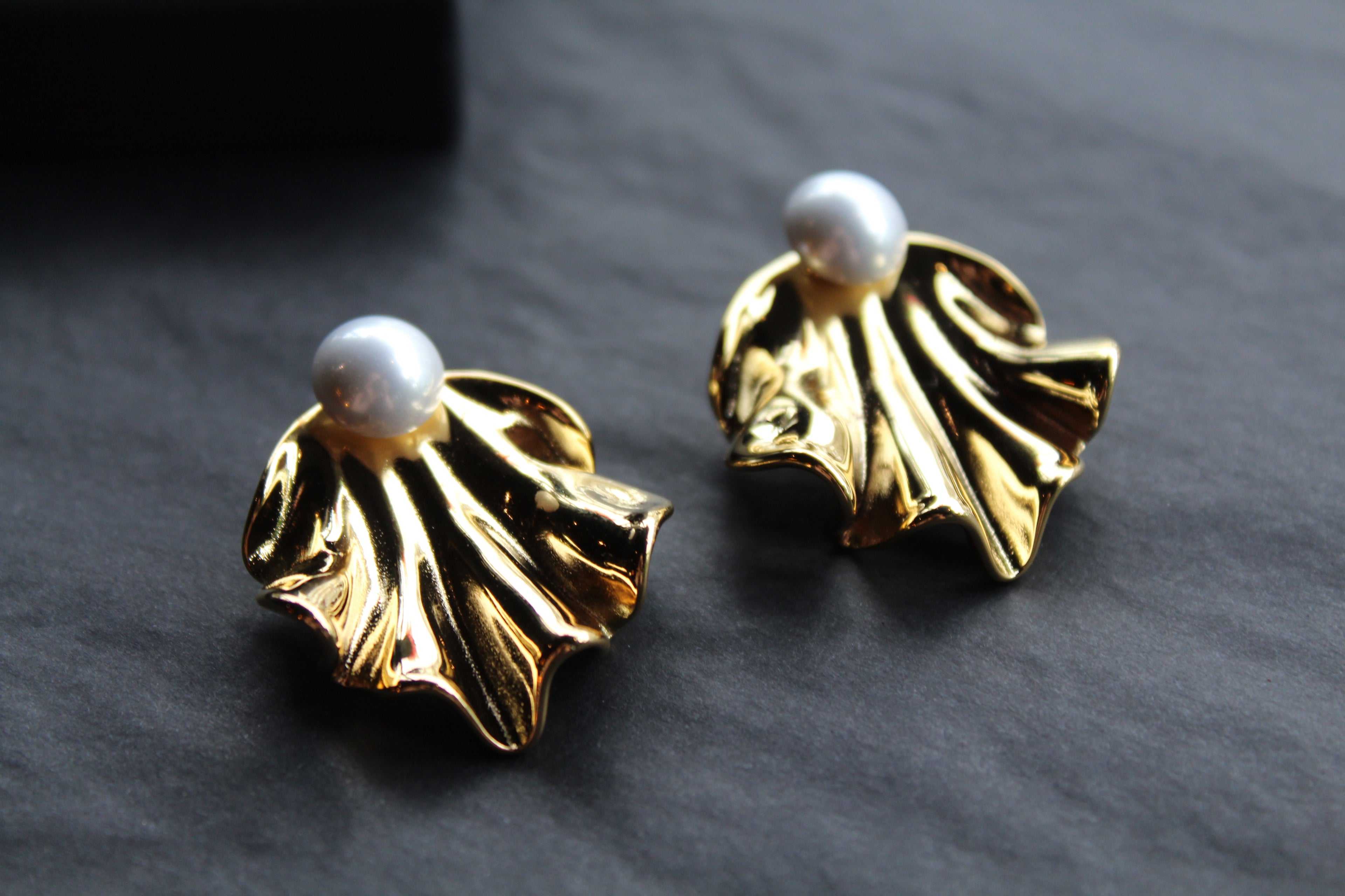 Stainless Steel Pearl Earrings