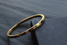 Load image into Gallery viewer, Stainless Steel Rhinestone Bangle
