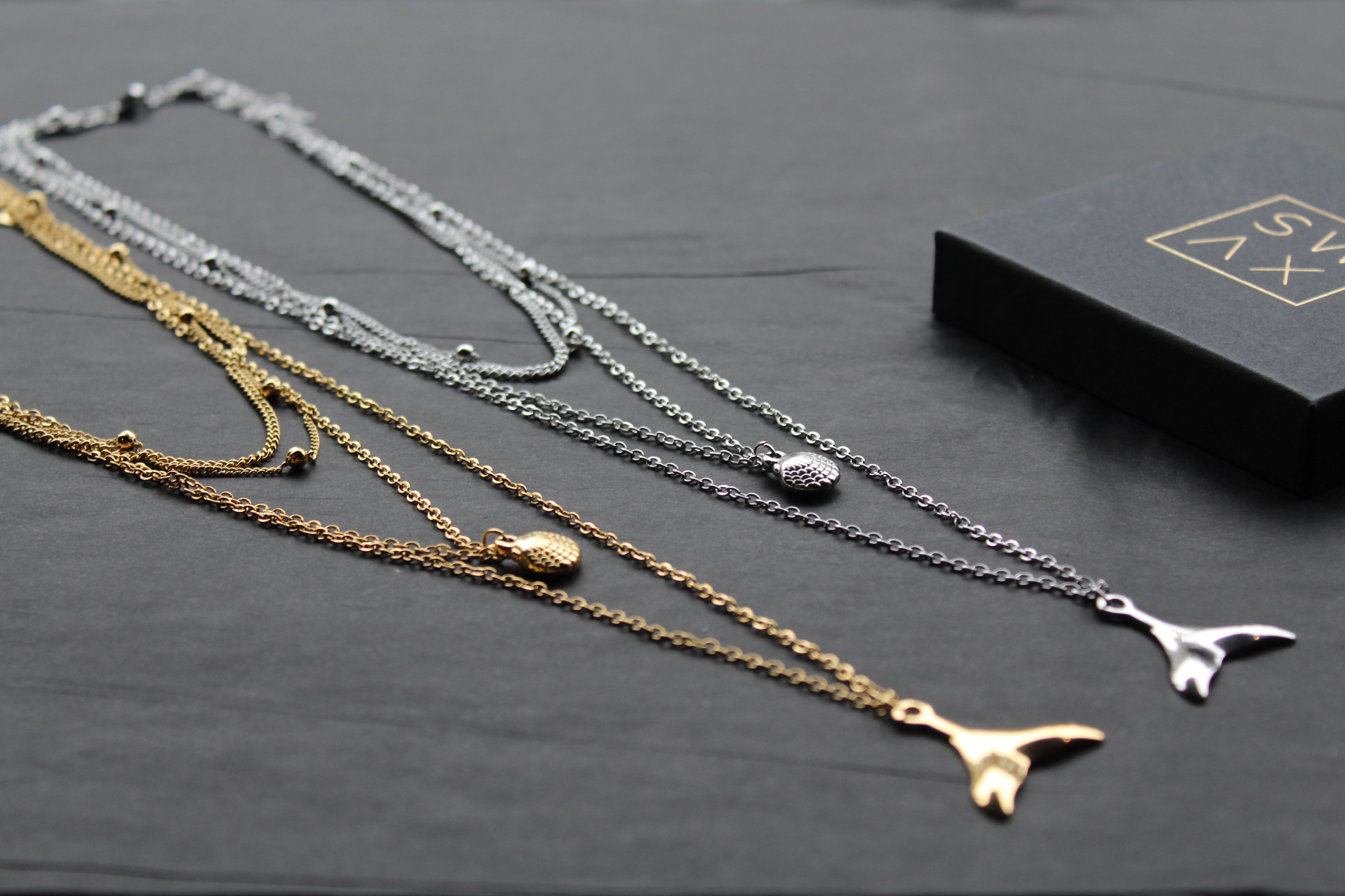 Stainless Steel Sea Layers Necklace