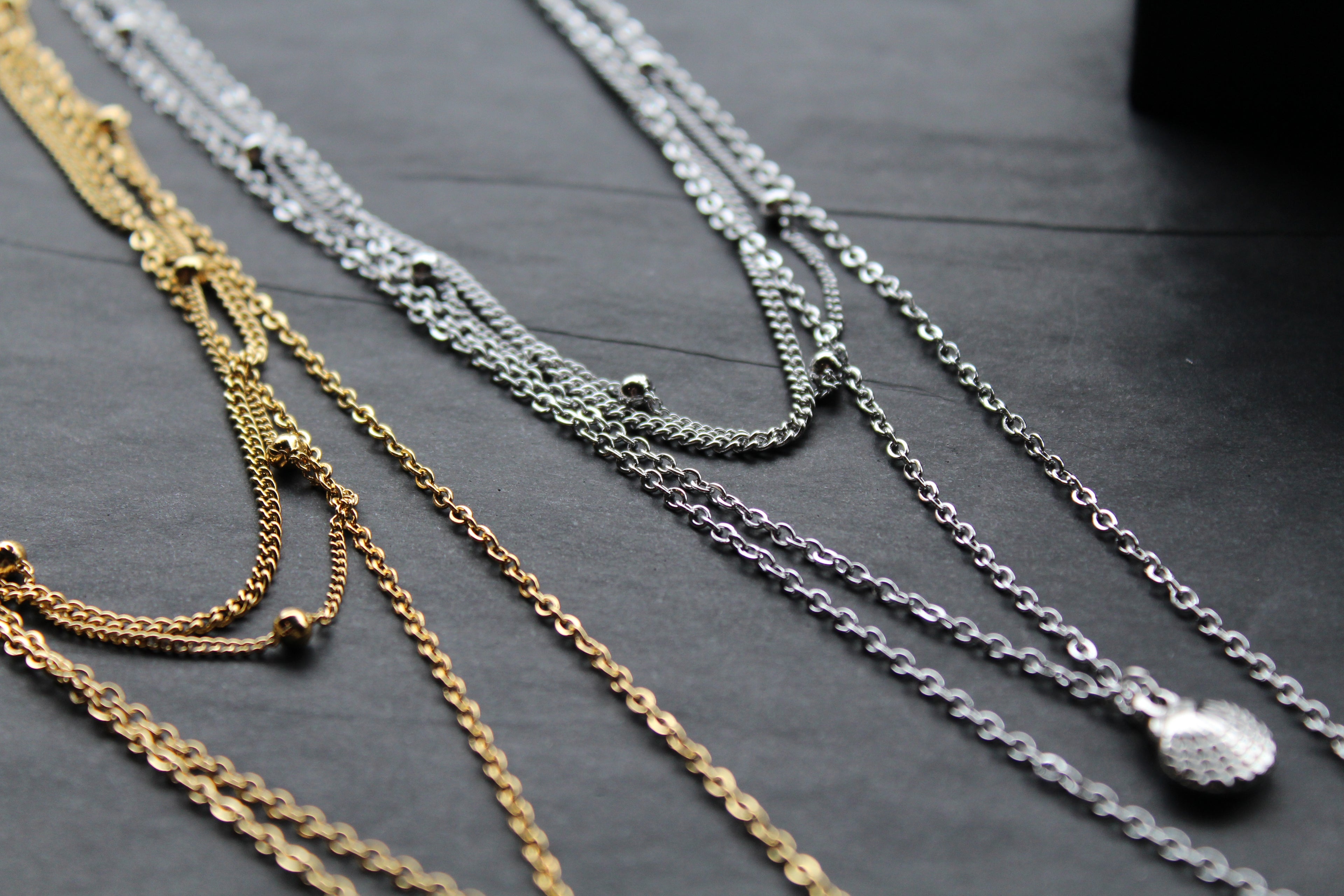 Stainless Steel Sea Layers Necklace