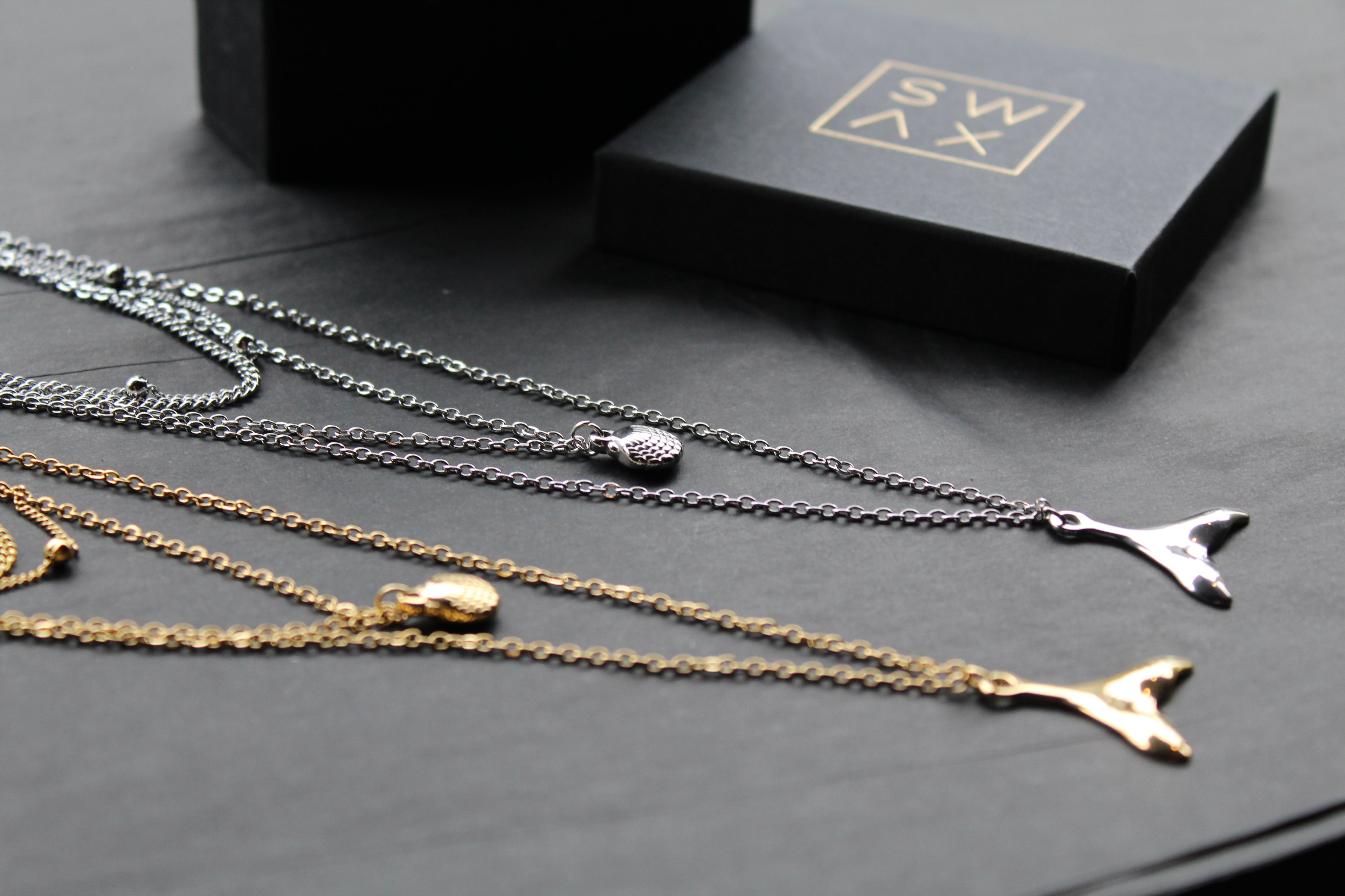 Stainless Steel Sea Layers Necklace