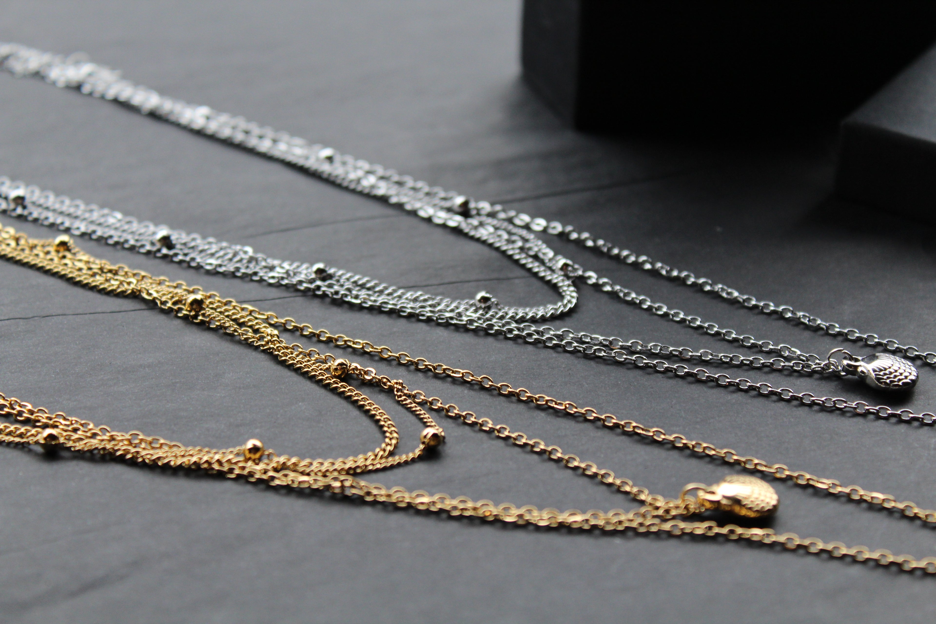 Stainless Steel Sea Layers Necklace