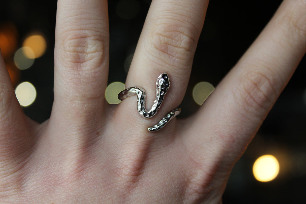 Stainless Steel Serpent Ring