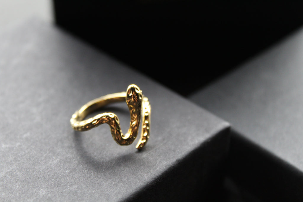 Stainless Steel Serpent Ring
