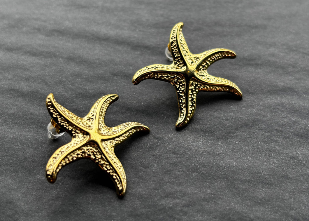 Stainless Steel Starfish Earrings